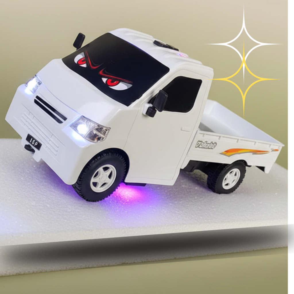 PROMO BISA COD MAINAN ANAK PICK UP GRANDMAX  FREE TALI LAMPU DAN UKURAN GEDE WARNA PUTIH HITAM FULL 