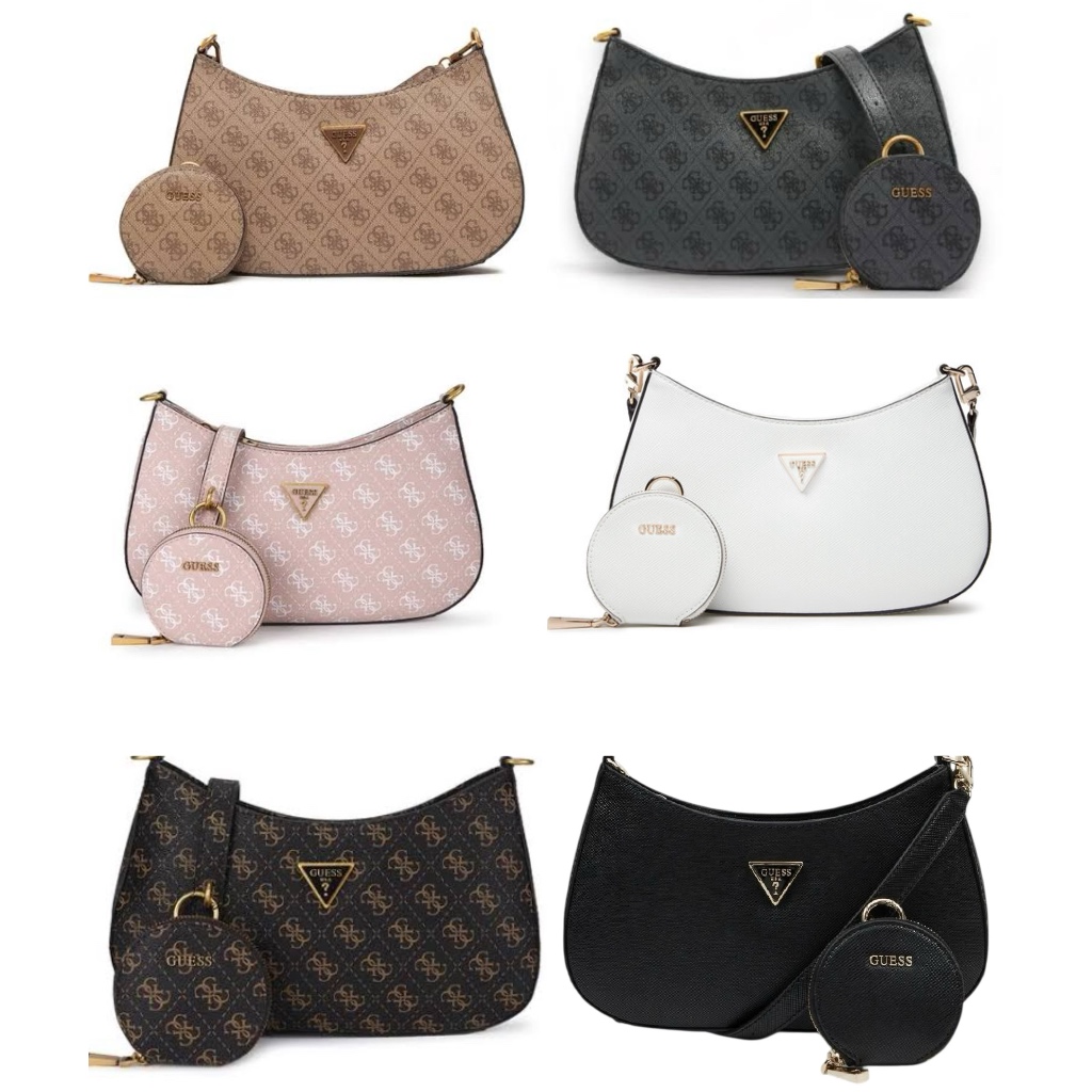 Free Pouch Koin-Guess Alexie Top Zip Shoulder Bag -Tas Bahu Wanita