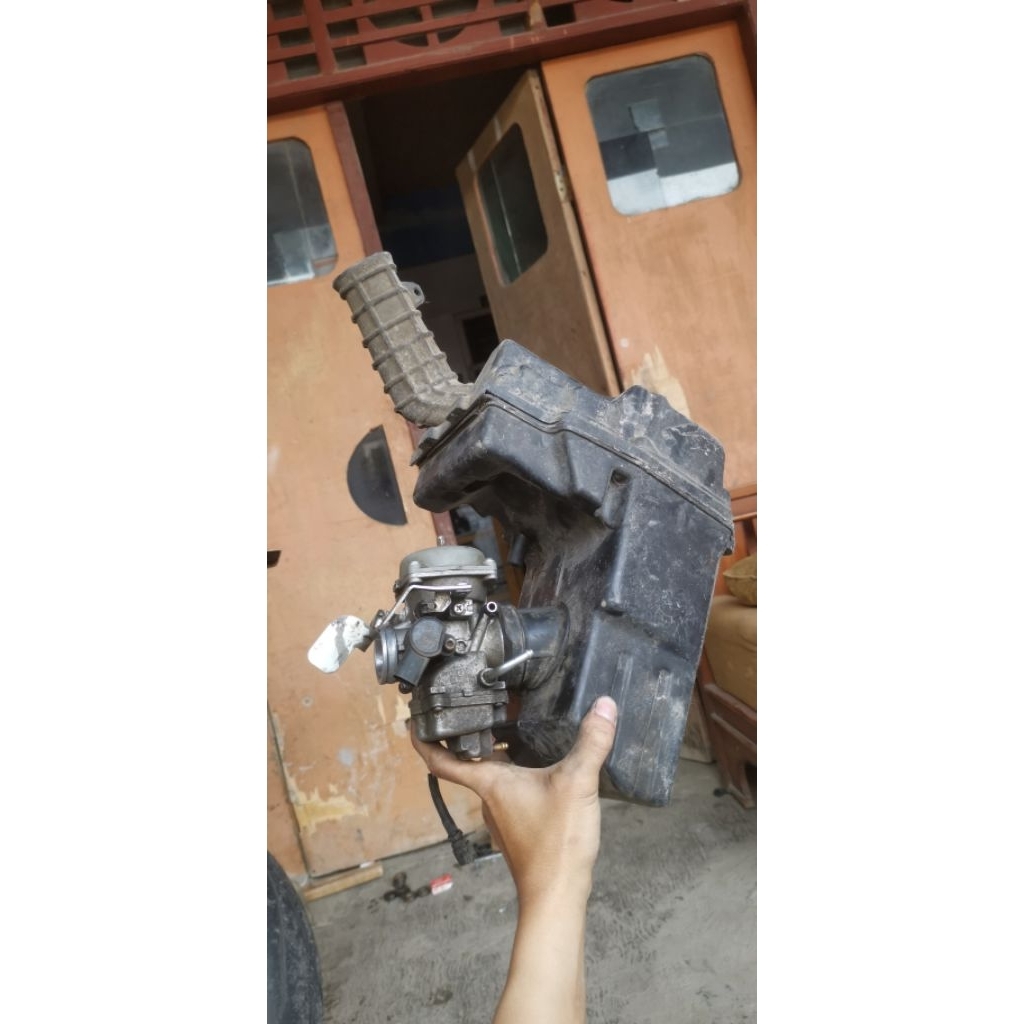 karburator + box filter Kawasaki pulsar 200ns