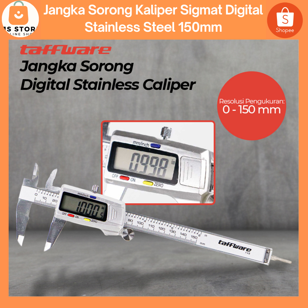 Jangka Sorong Digital / Sigmat Digital Kaliper Sigmat Digital Stainless Steel 150mm - YXB
