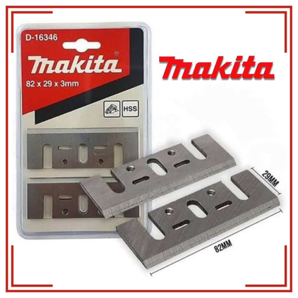Pisau ketam serut Kayu original Makita Hss 82mm- Mata Planet Tajam Makita