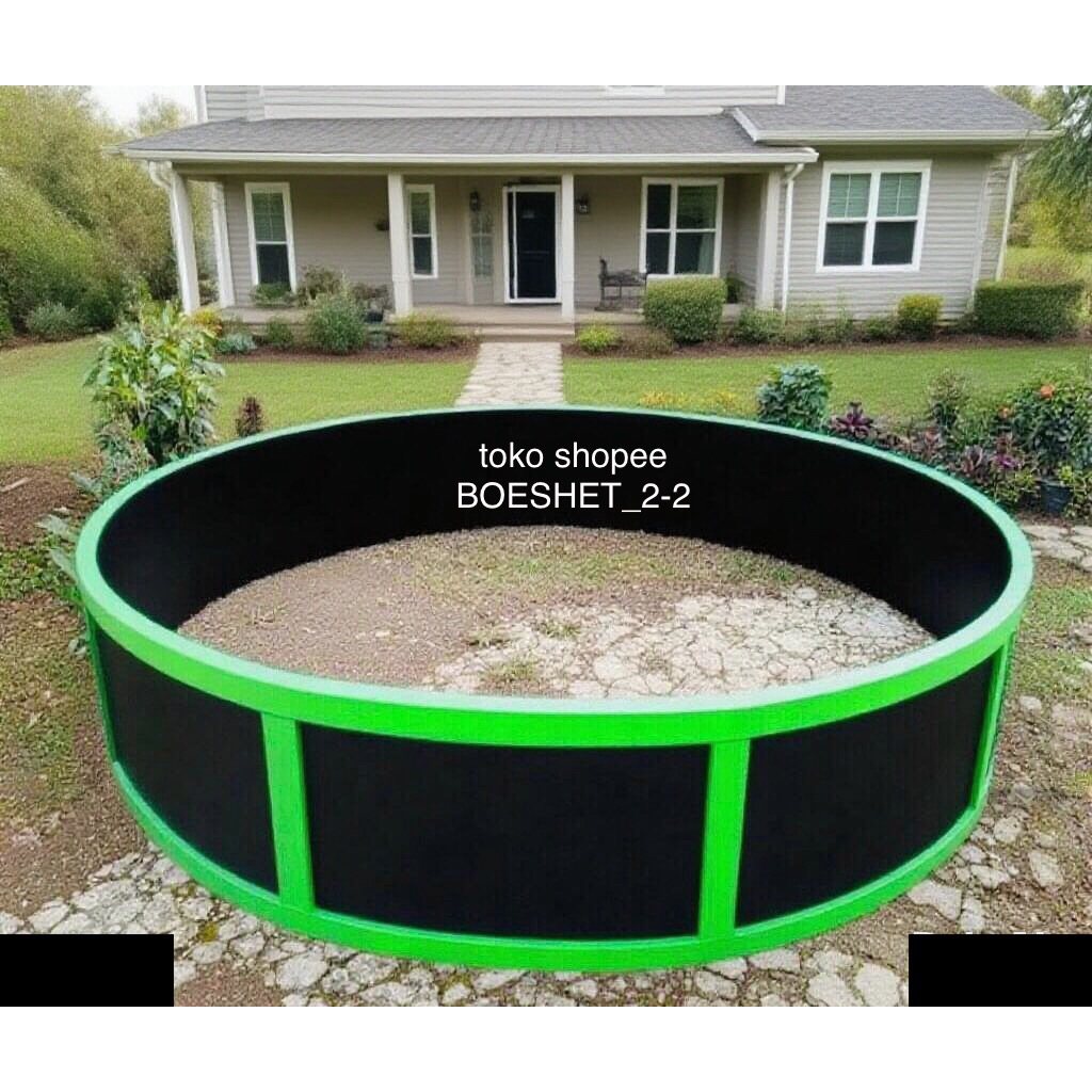 Ring aduan ayam geber ayam aduan kalang ayam diameter 3 list hijau bahan spon eva premium ketebalan 