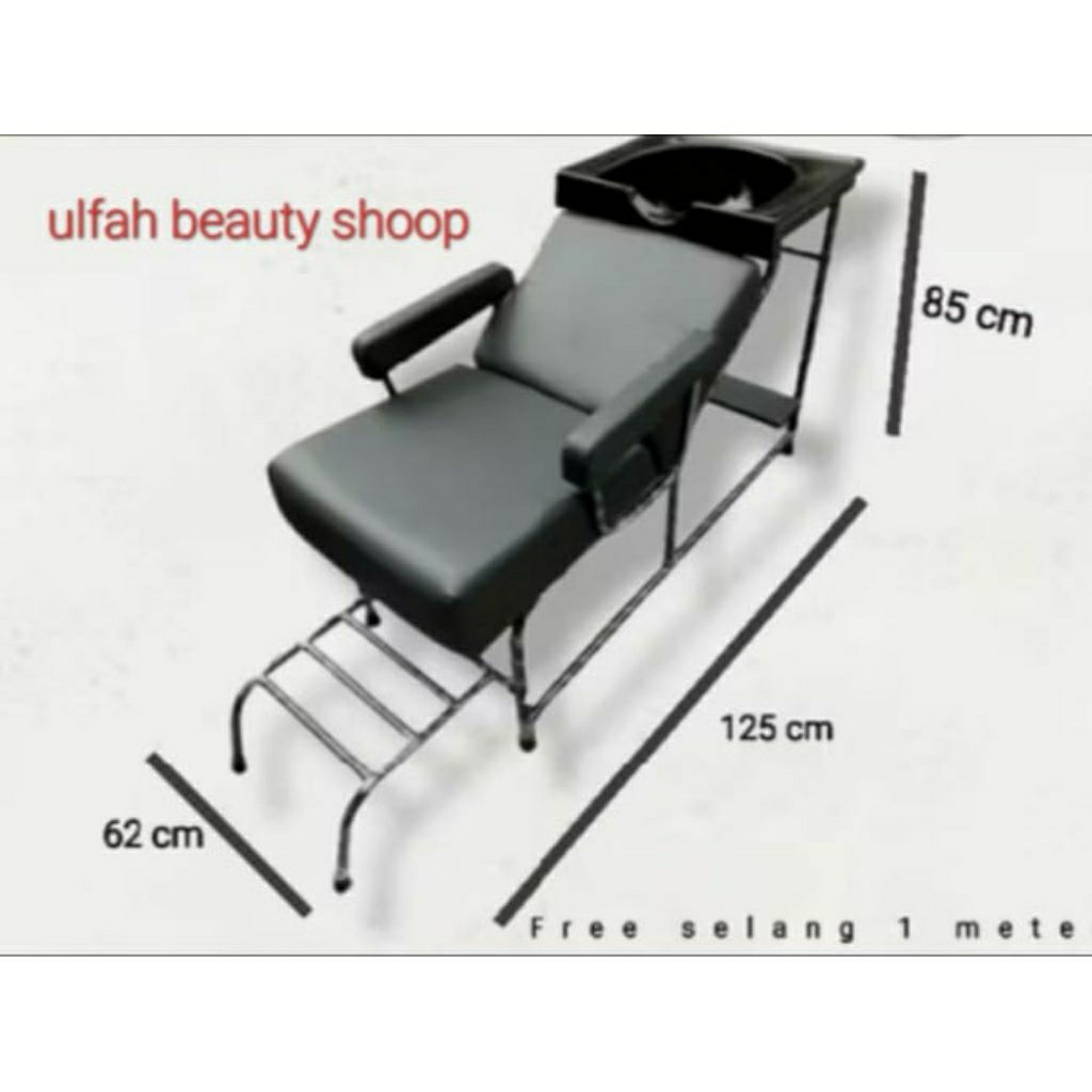WASHBAK KURSI KERAMAS SALON RANGKA BESI