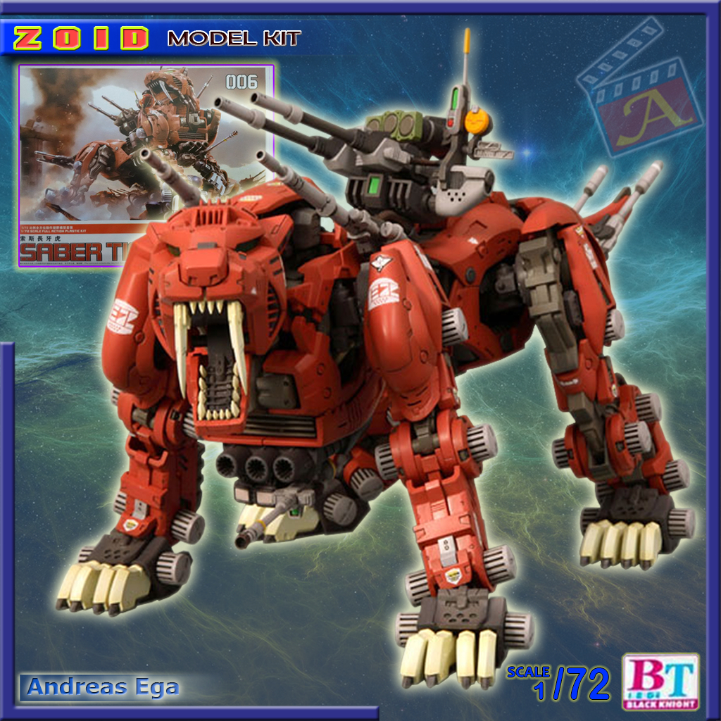 Zoid Saber Tiger 1/72 BT Model