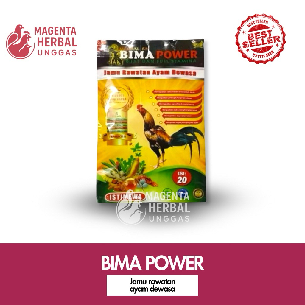 BIMA POWER Vitamin Ayam Aduan  – Stamina Kuat, Nafsu Makan Naik, Anti Loyo, Performa Maksimal