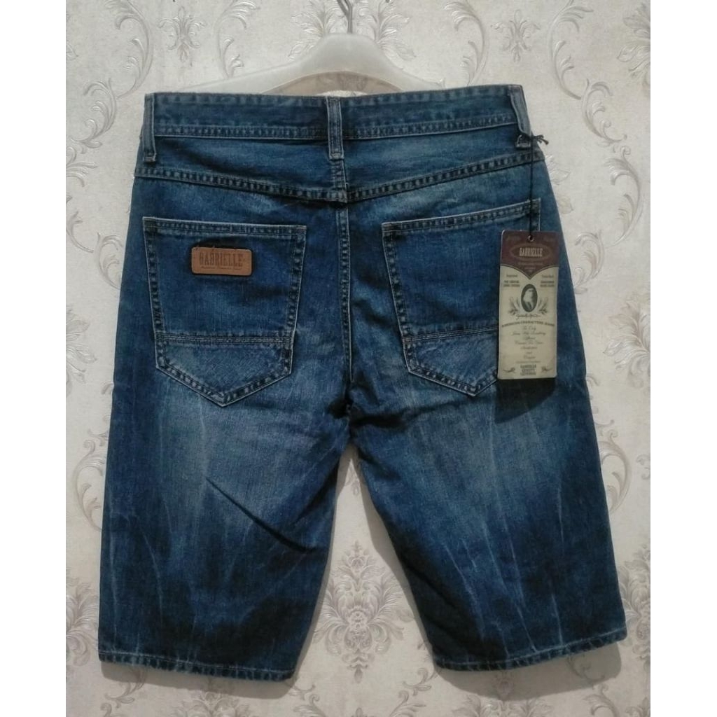 Celana pendek jeans pria original Gabrielle