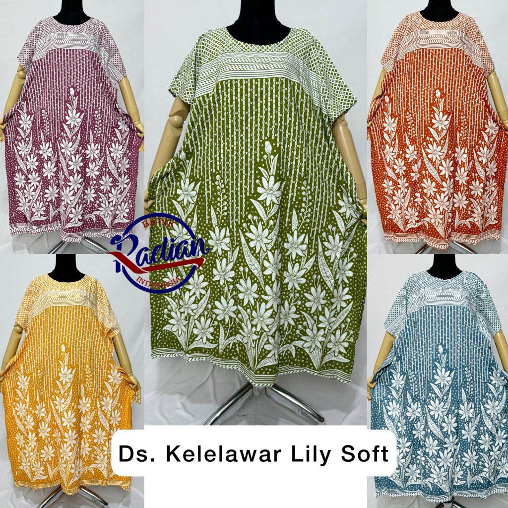Daster Jumbo Kelelawar Kalong Lowo Batik Radian Solo Bahan Rayon Premium