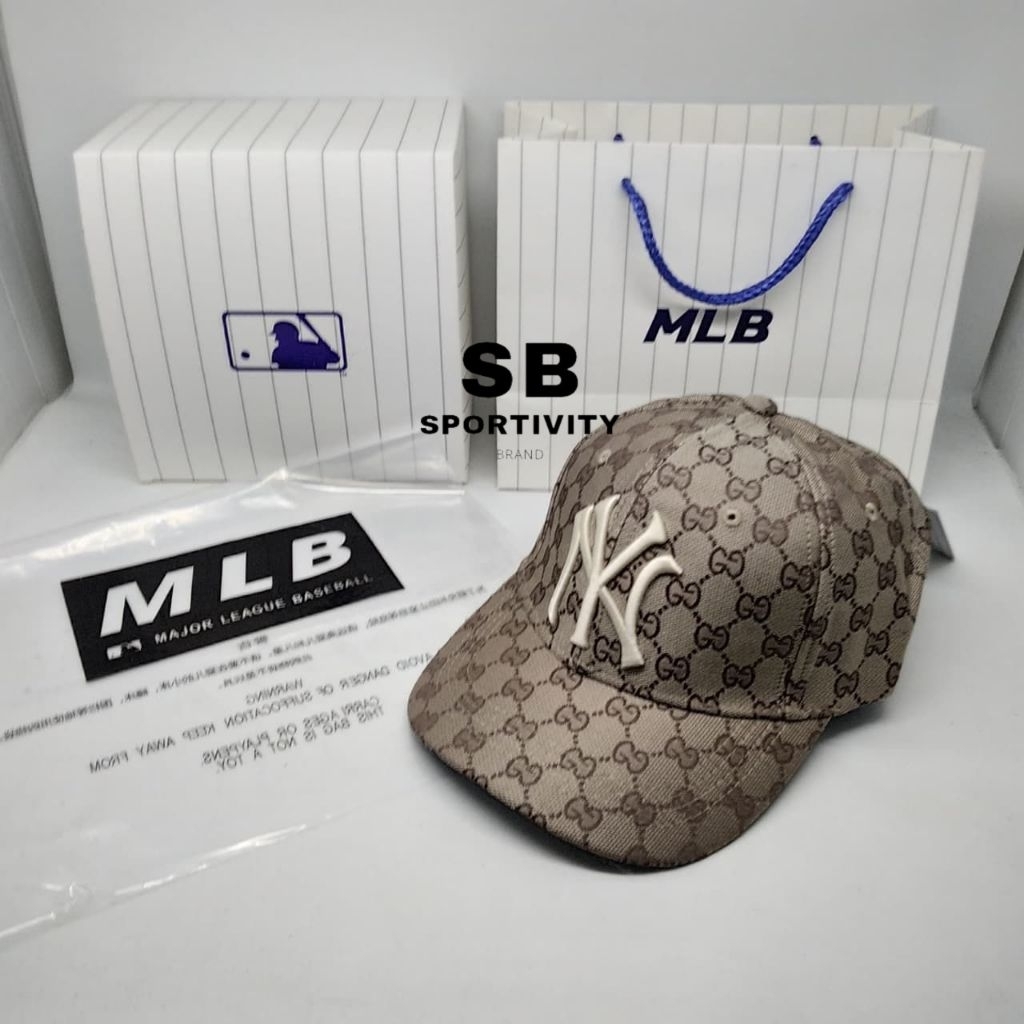 Topi Fashion NY MLB X Gunci Brown C-285