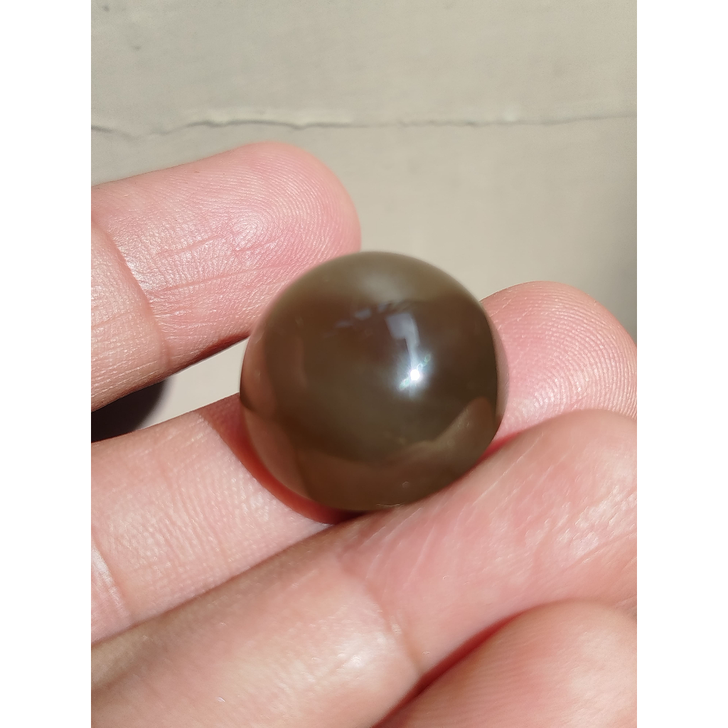 Batu Solar Aceh Natural 19×12 mm – Bening Madu, Siap Ikat Cincin