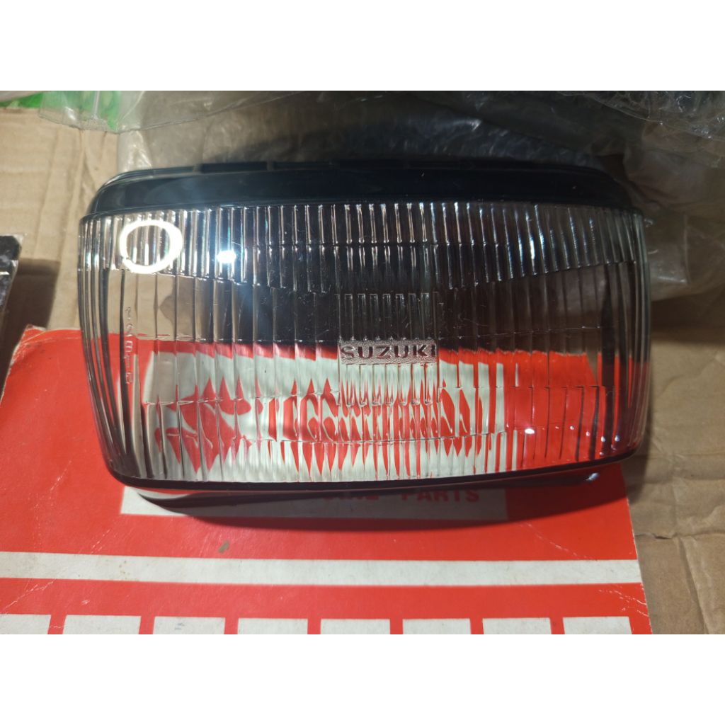 Mika Kaca Lampu Depan Suzuki Rgr 150 Sprinter Crystal Jumbo Reflekctor RGR Nos