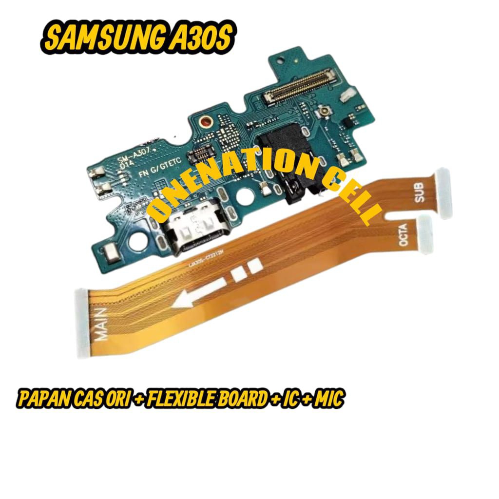 PAPAN CAS PAPAN KONEKTOR CHARGER SAMSUNG A30S PAPAN KONEKTOR CAS SAMSUNG A30S PLUS FLEXIBLE BOARD FL
