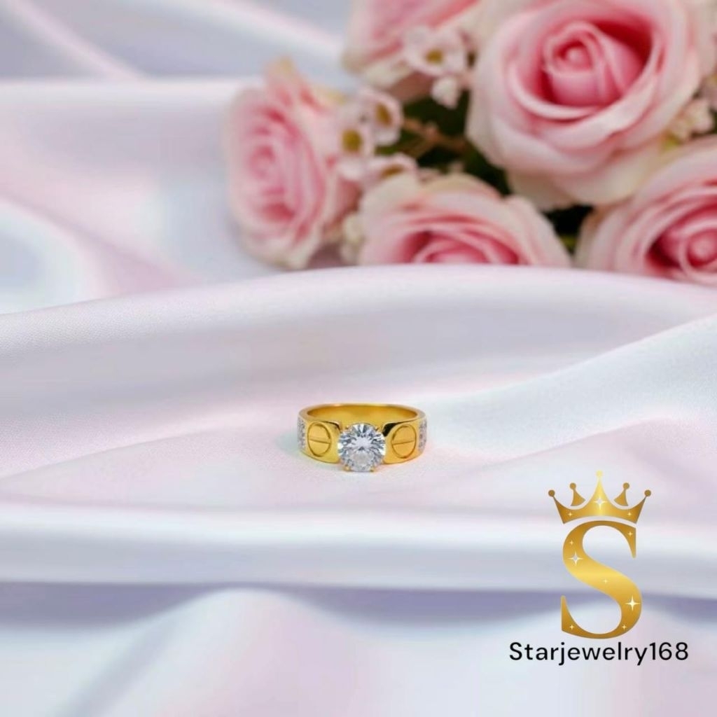 Cincin titanium wanita korean style