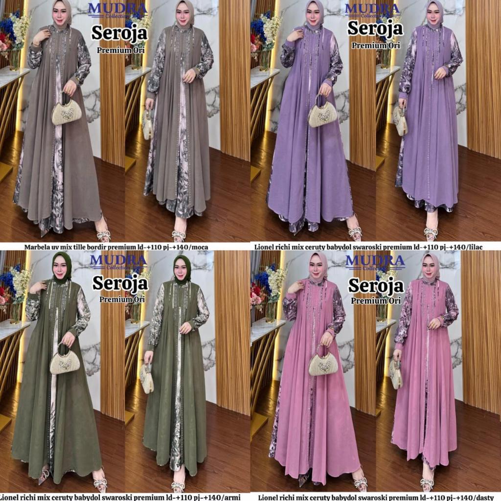 Pakaian Wanita SEROJA DRESS Trend FASHION HQ From MuDRa