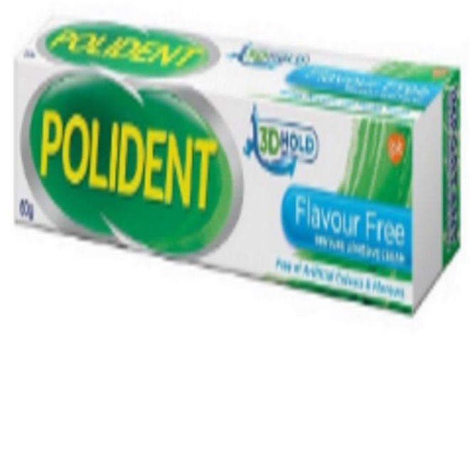 POLIDENT DENTURE ADHESIVE 60GR