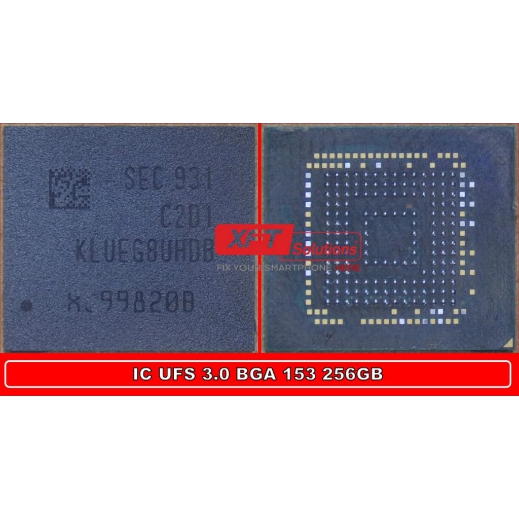 IC UFS 3.0 BGA153 256Gb bisa request config