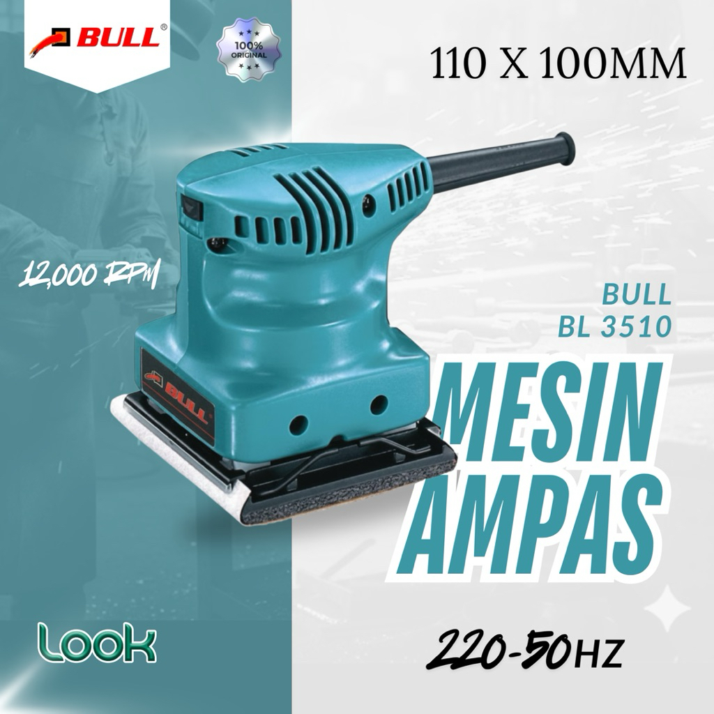 Mesin Amplas Bull BL 3510 Sander Sanding,Mesin Amplas Tembok Mesin Amplas serbaguna