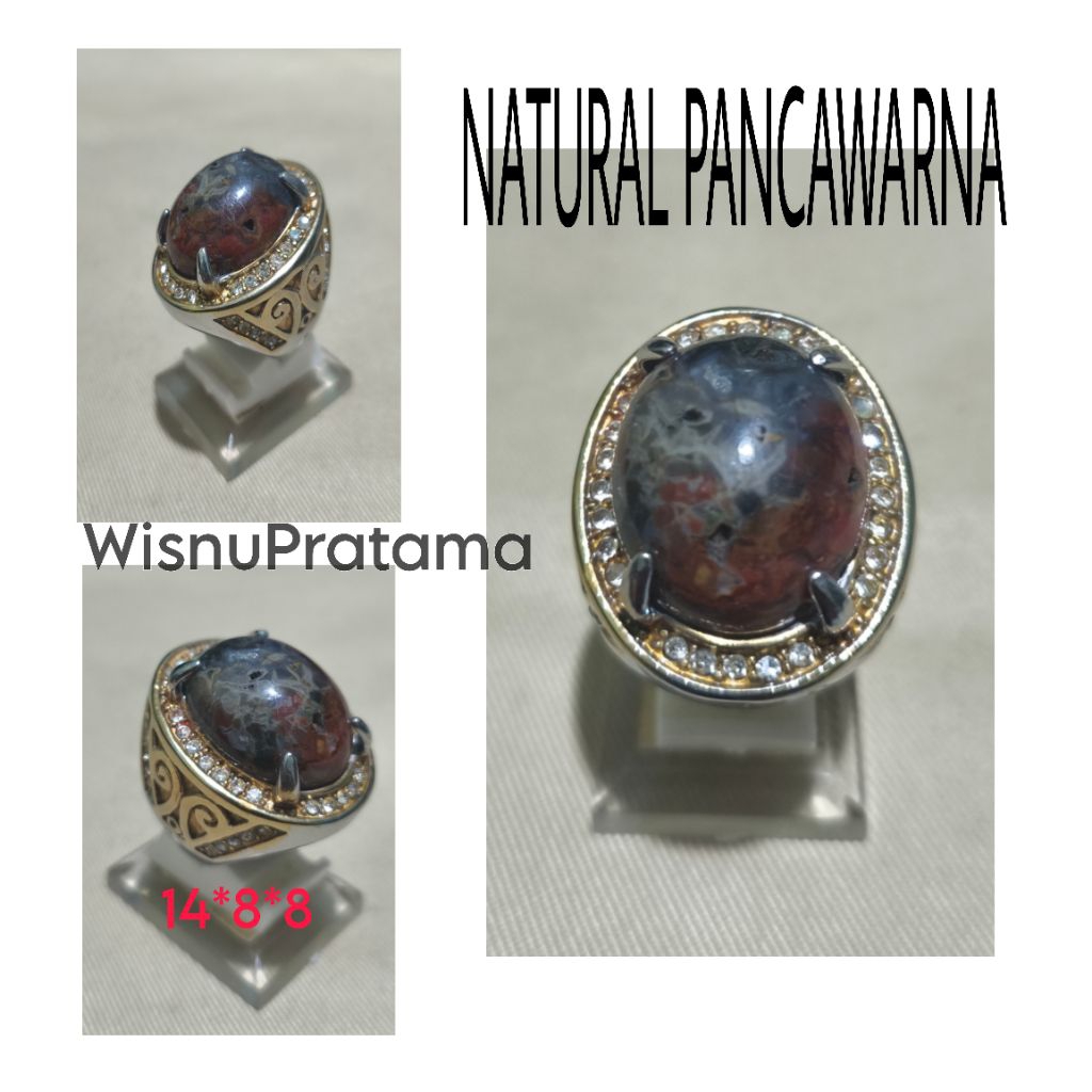 BATU AKIK ASLI / NATURAL PANCAWARNA