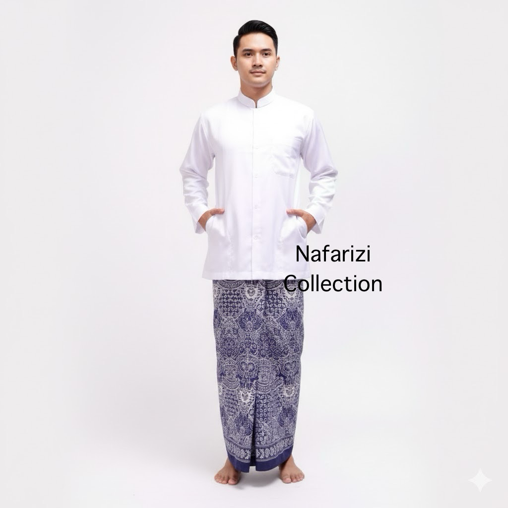 BAJU KOKO HAIBAH KOKO AMMU PUTIH POLOS TOYOBO FODU ORIGINAL