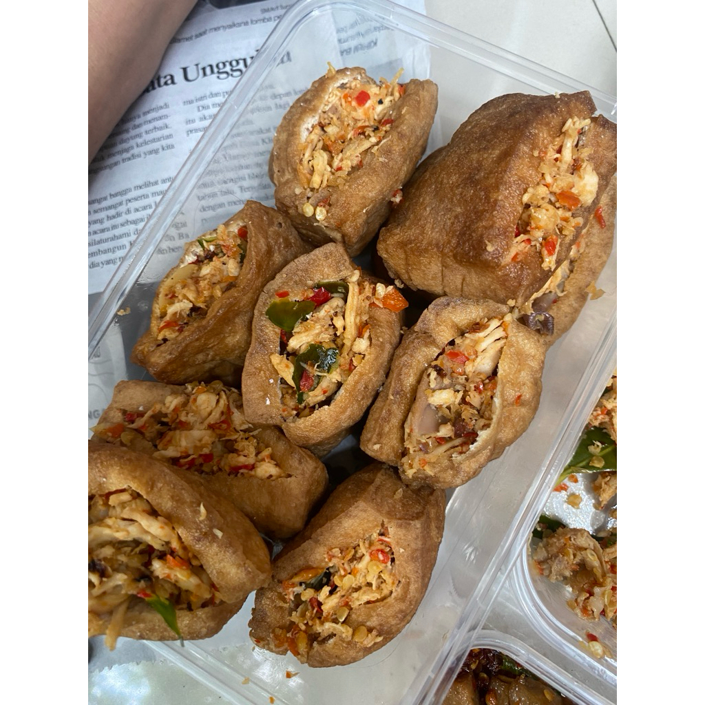 Tahu Isi Ayam Suwir Pedas