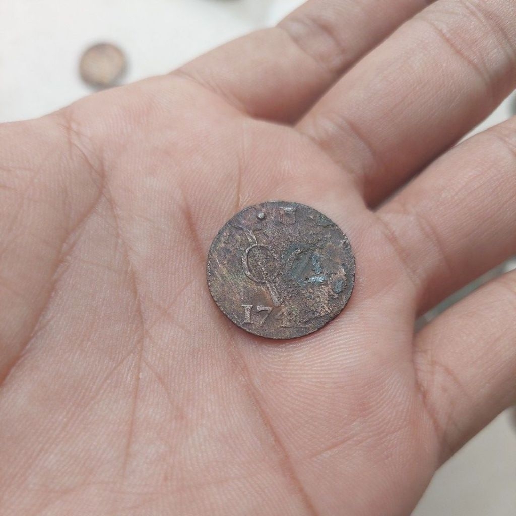Koin Voc utrech 1742. fine apa adanya.