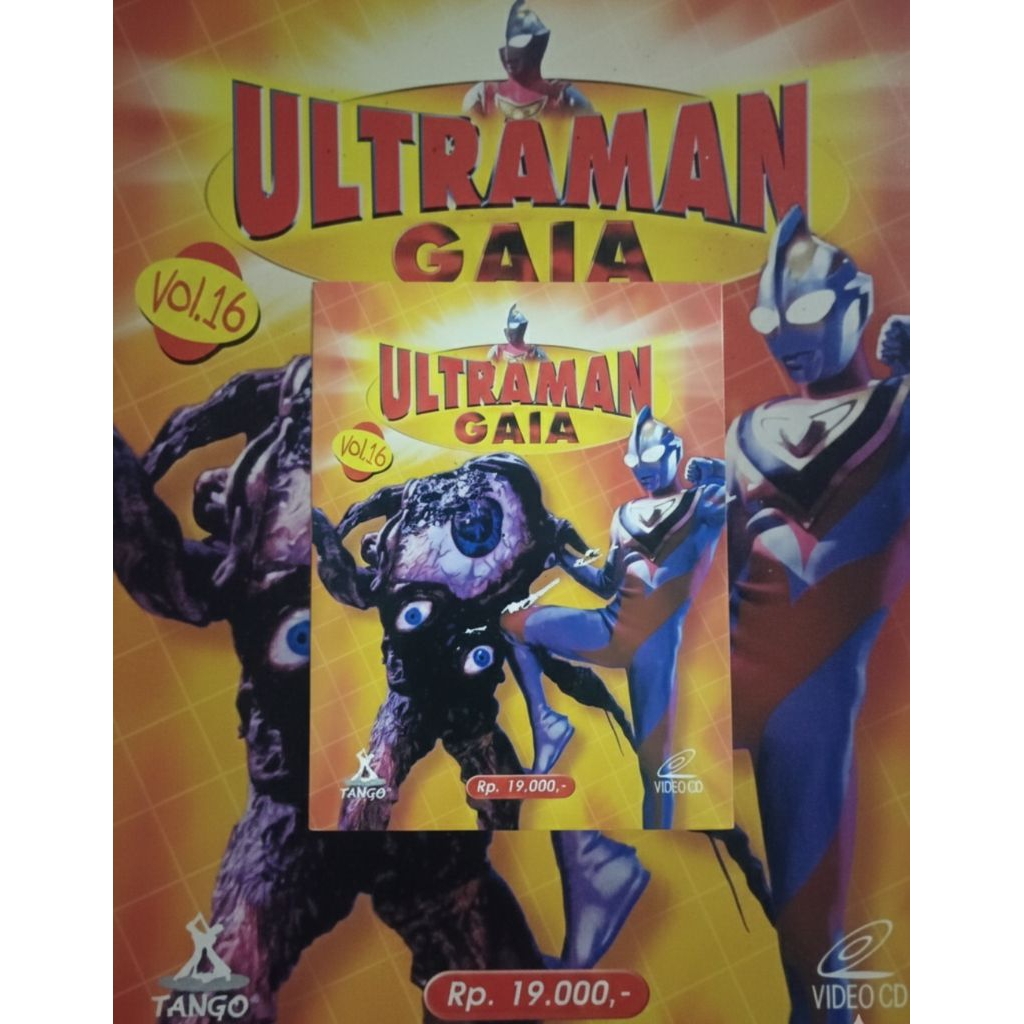 VCD Ultraman Gaia Vol.16 / Dubbing Indonesia / Original (Bagus)