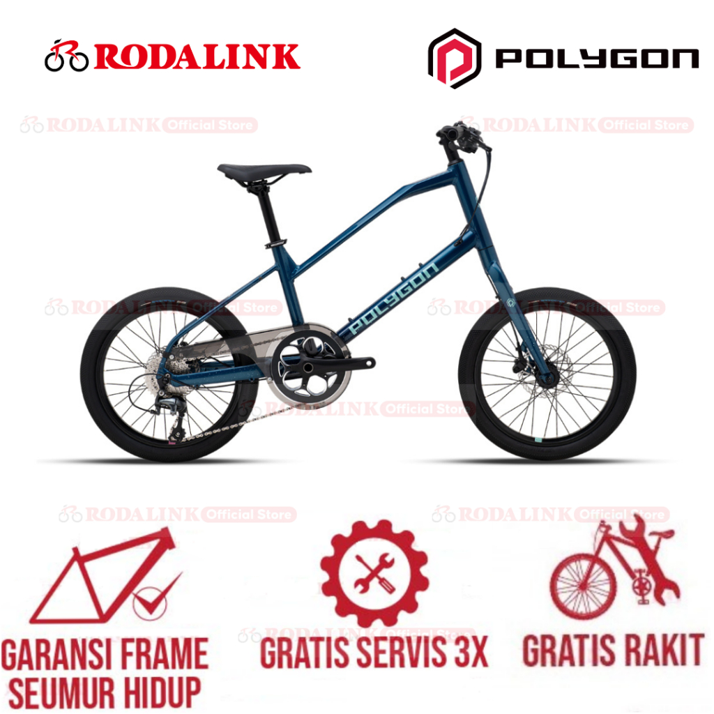 Polygon Sepeda Mini Velo Zeta Velo – Sepeda Urban Stylish, Alloy 20"