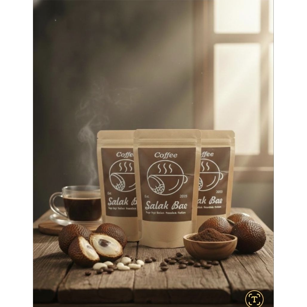 (KOBISA) Kopi Bubuk Biji Salak,  terbuat dari biji salak asli