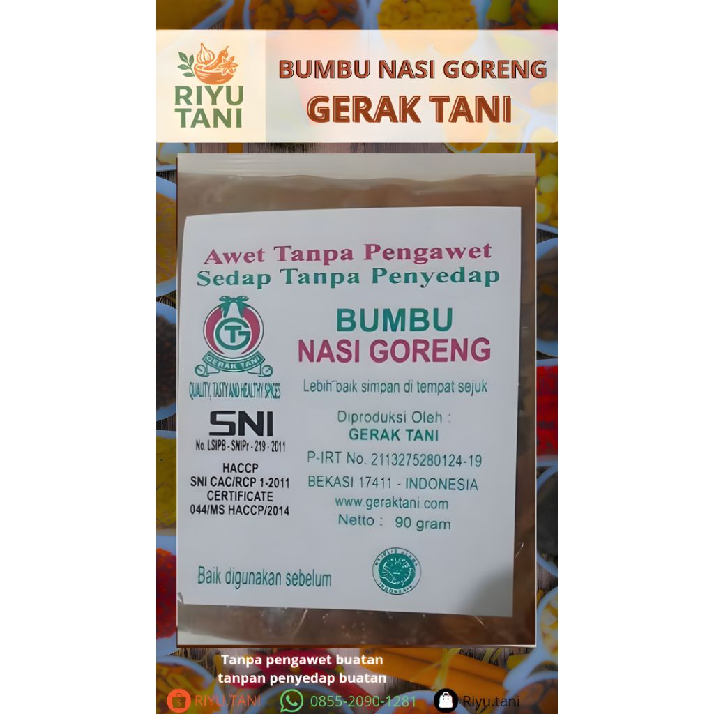 BUMBU NASI GORENG – GERAK TANI | RIYU TANI