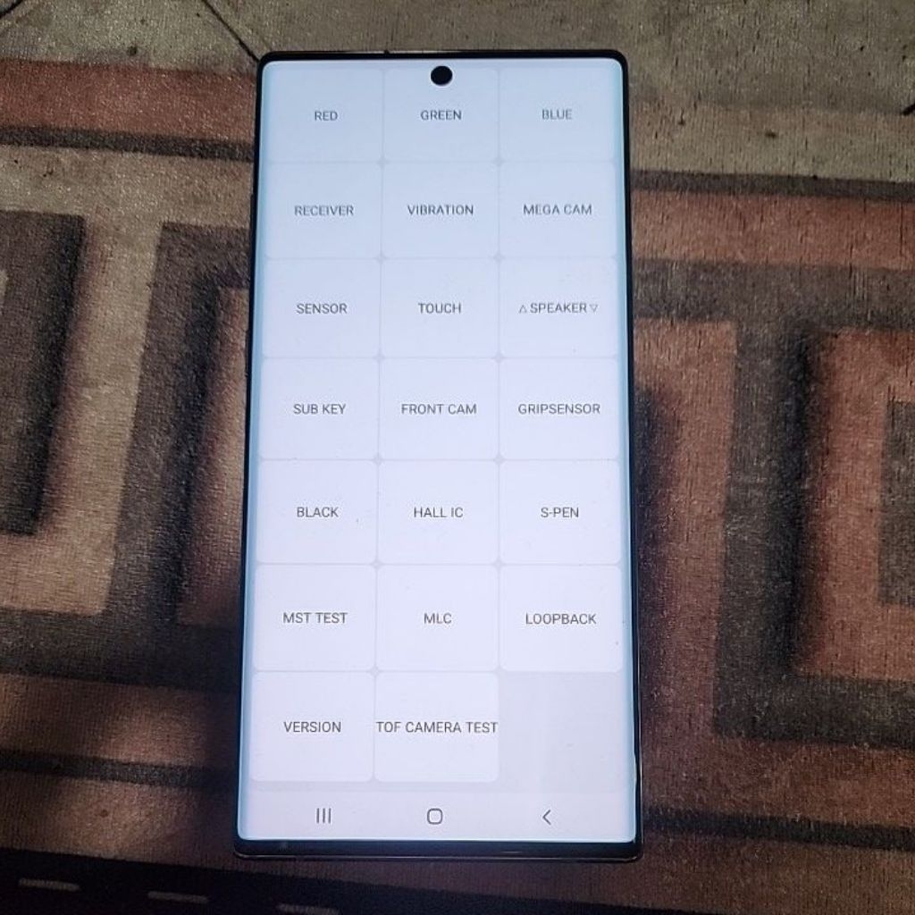 LCD samsung Note 10 plus original copotan minus / bahan bonding