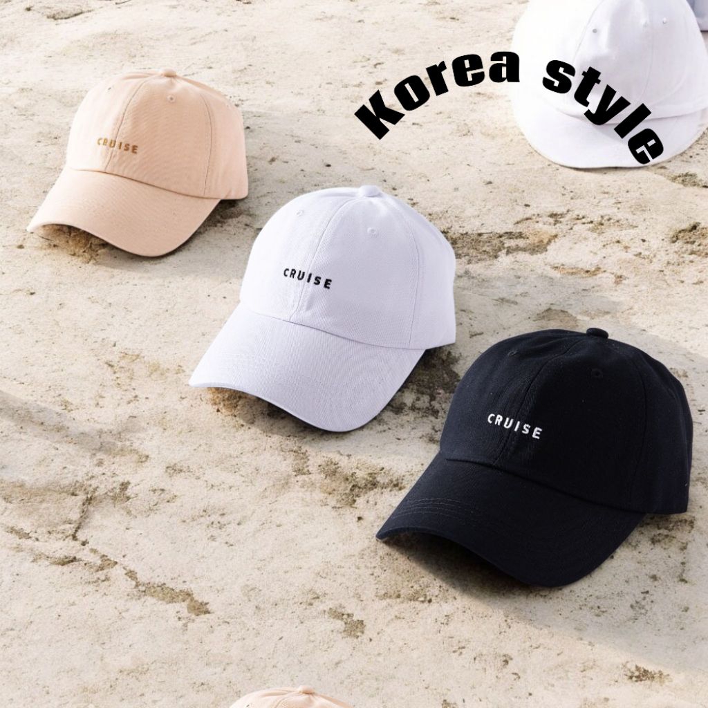 Topi Cruise , topi Korea style, topi baseball bordir.