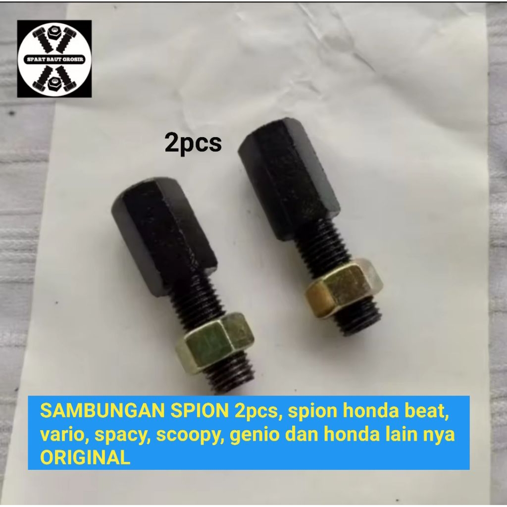 SAMBUNGAN SPION 2pcs, SPION HONDA BEAT, VARIO, SPACY, SCOOPY, GENIO original