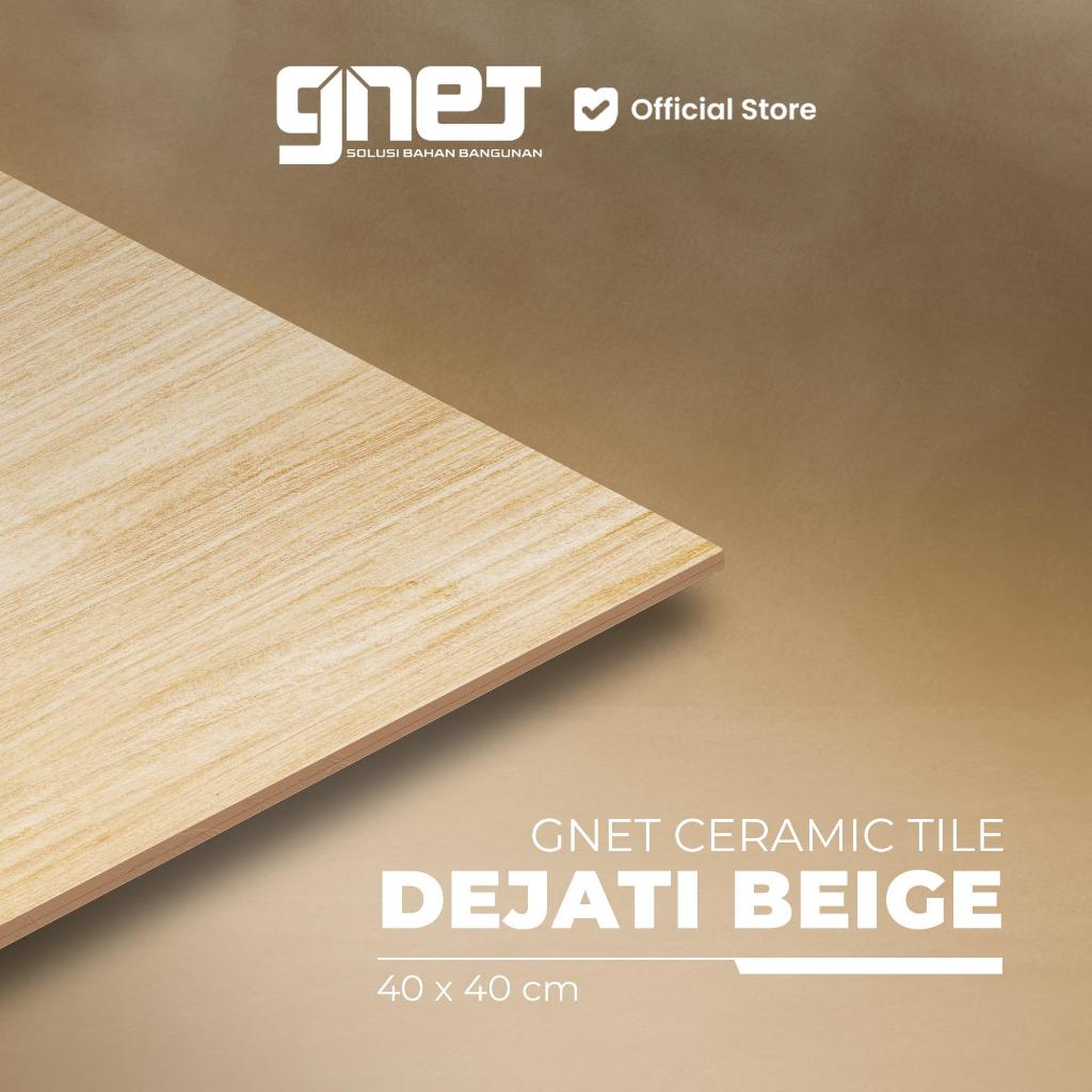 GNET Ceramic Dejati Beige 40X40 | Keramik Lantai Rustic