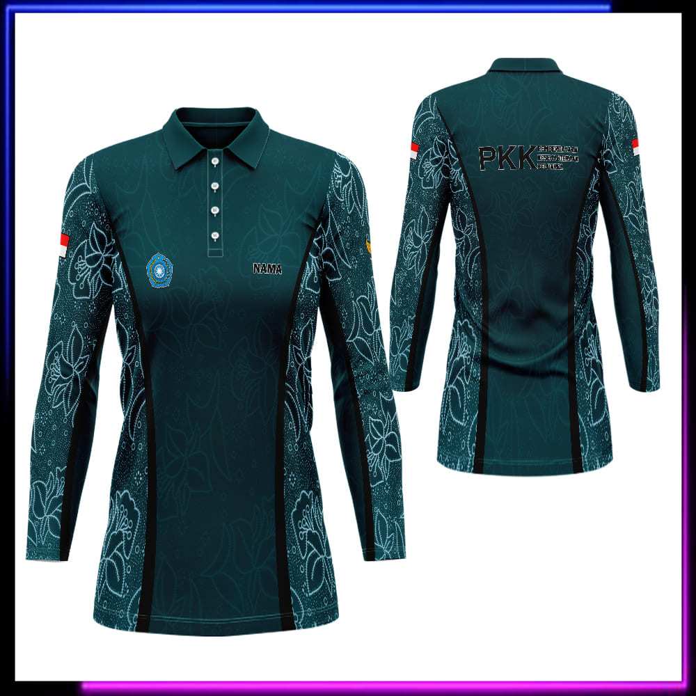 Seragam Ibu PKK Baju PKK Nasional Wanita Tunik PKK Seragam Batik PKK Nasional Bisa Pake Nama