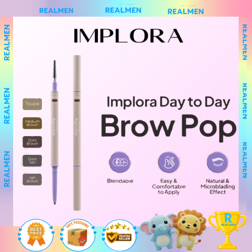 Implora Day To Day Series Brow Pop / taupe/ ash brown/ medium brown/ dark brown/ dark ash