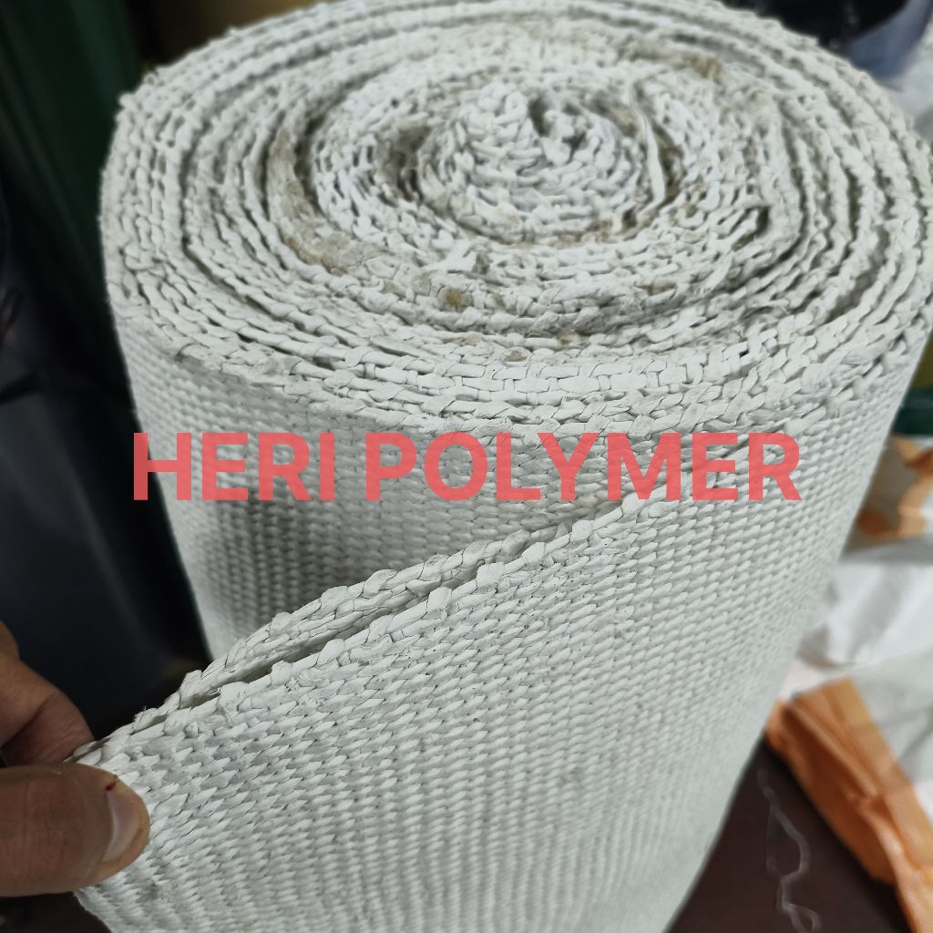 Kain Asbes 3mm x 1m x 25meter ( Asbes Cloth Tahan Panas )