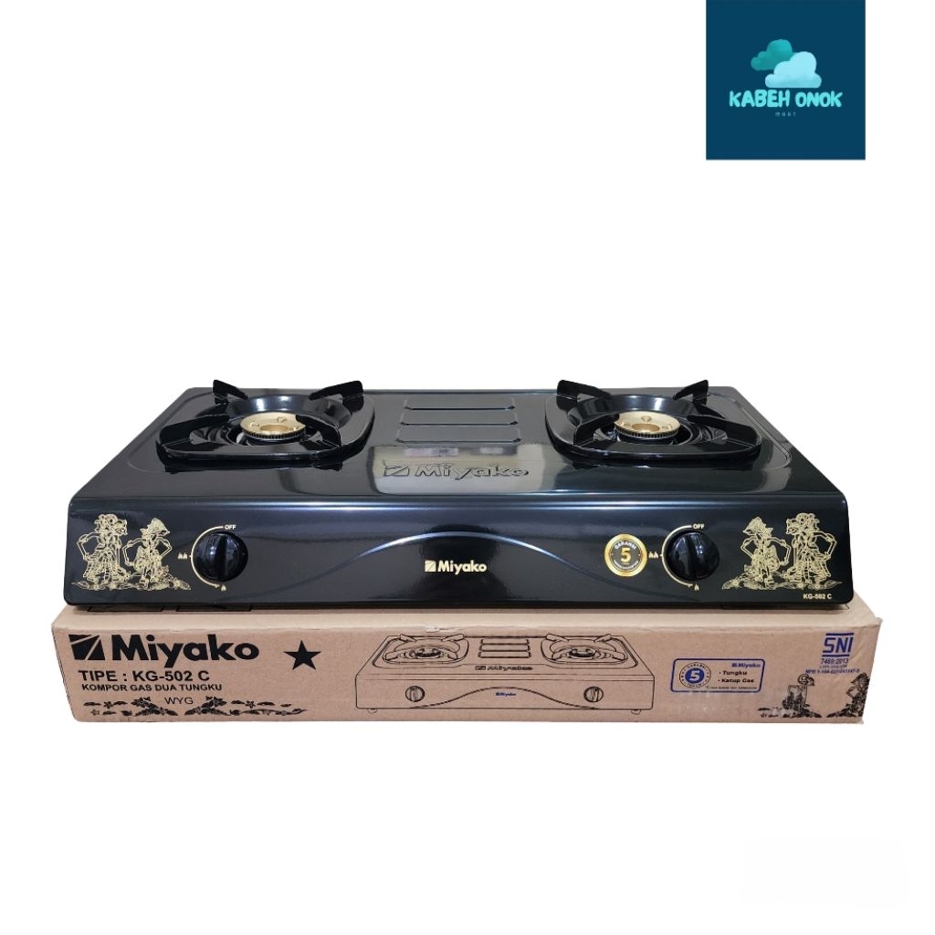 Kompor Gas Miyako KG 502 C 2 Tungku / Miyako KG 502 C