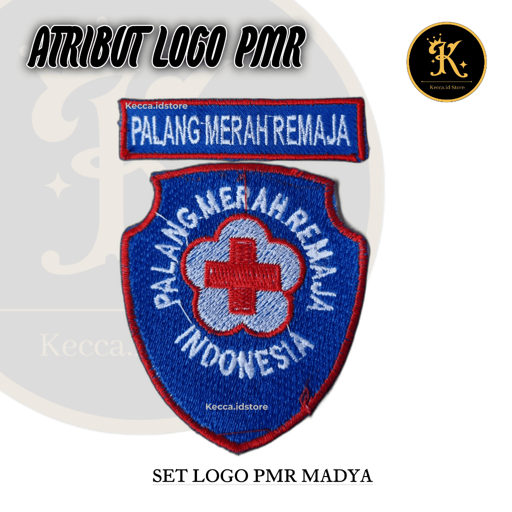 LOGO PMR BORDIR/BADGE PMR PERISAI BORDIR