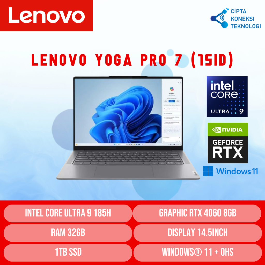 LENOVO YOGA PRO 7 (15ID) 32GBRAM 1TBSSD ULTRA9