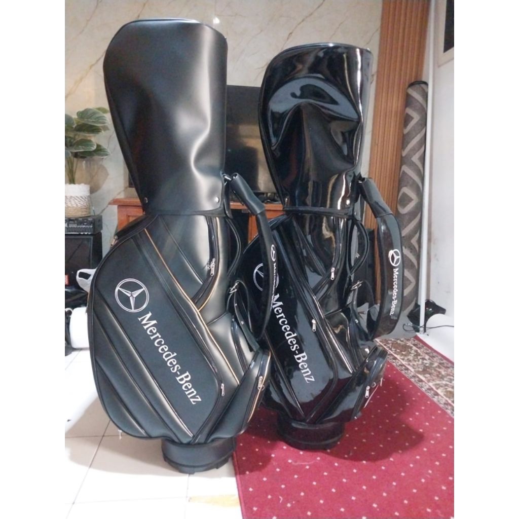 Mercedes Benz golf bag sintetis glossy premium quality