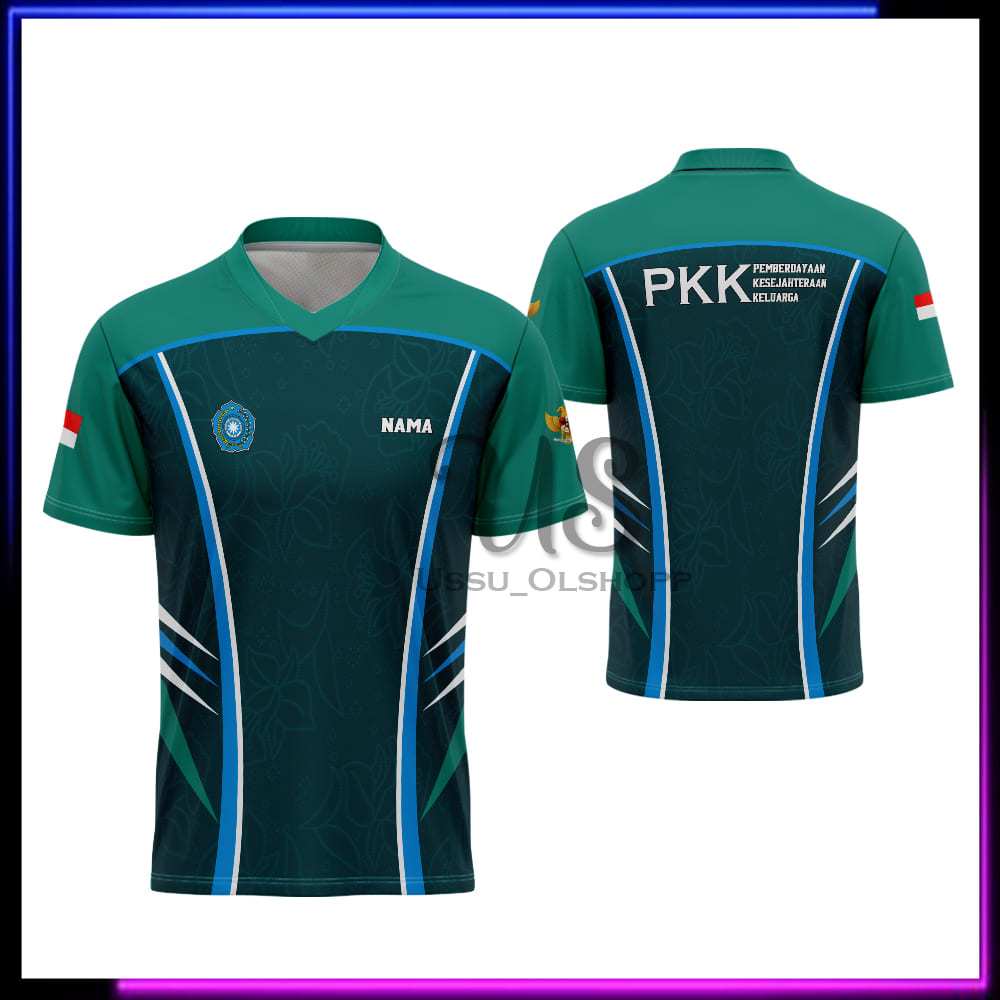 Jersey Batik PKK Kaos Pria PKK batik Nasional Seragam Batik PKK Bisa Pake Nama