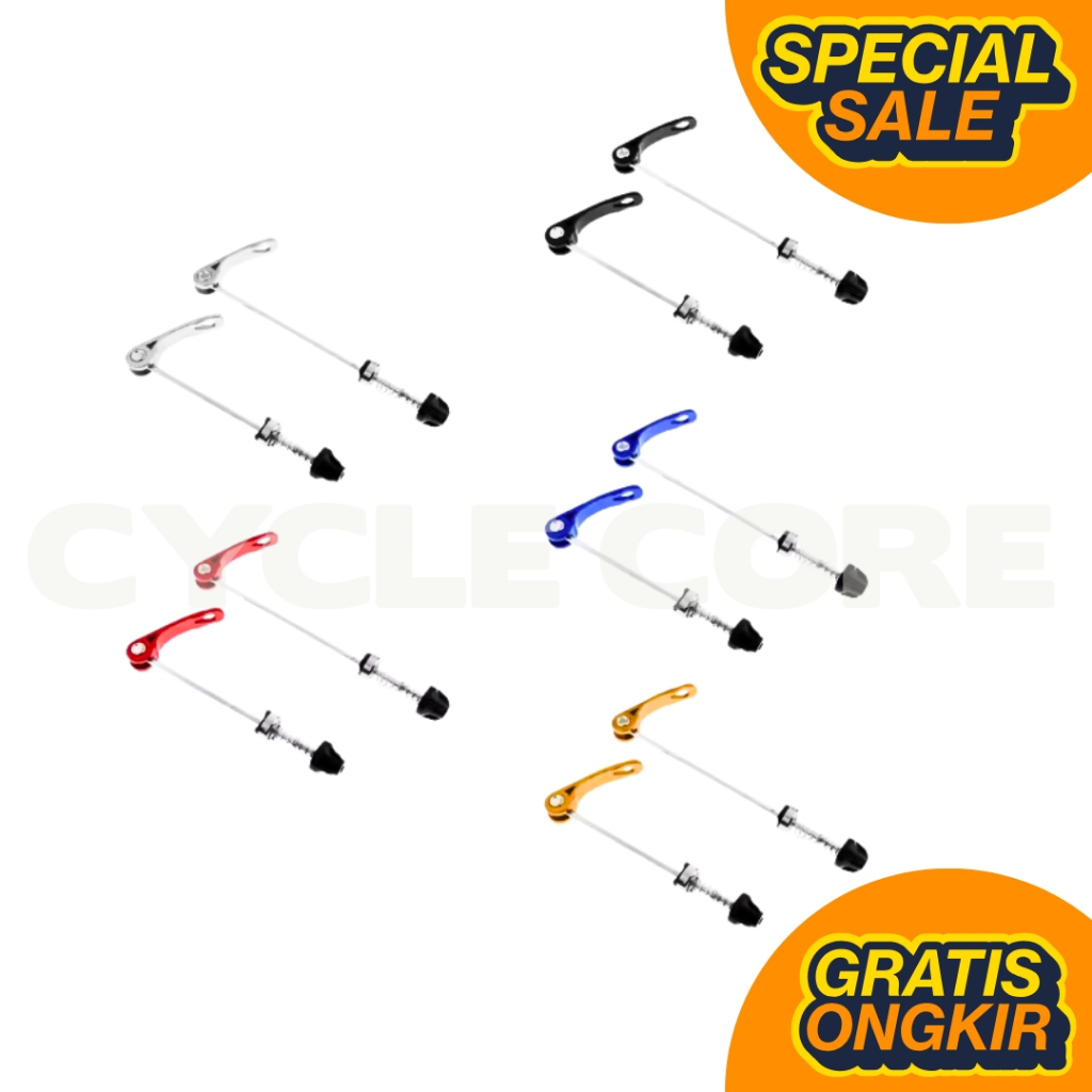 Quick Release Skewer QR AS Tengah Hub Freehub Roda Sepeda Depan Belakang Sepeda Gunung MTB Federal S