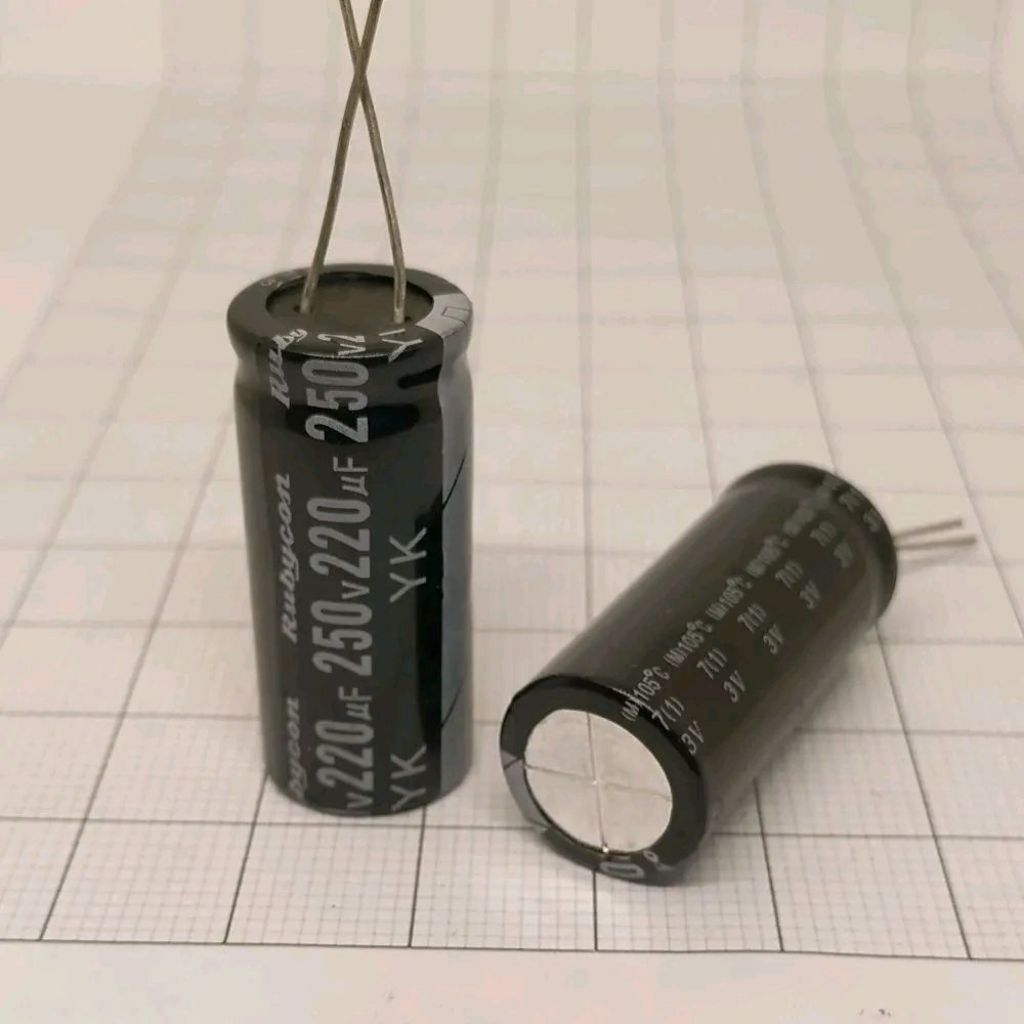 Elco 220-250v Rubycon Hitam / Elco 220 - 250v / Elko 220uf 250v