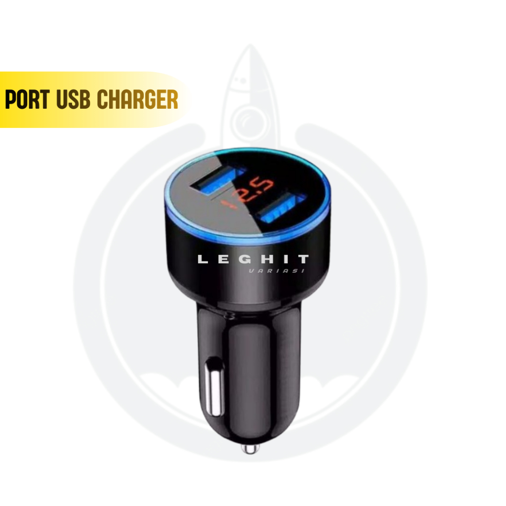 Voltmeter Charger Hp Mobil dan Motor Nmax Fazzio Beat Deluxe 2020-2024 Aerox PCX ADV Scoopy Genio