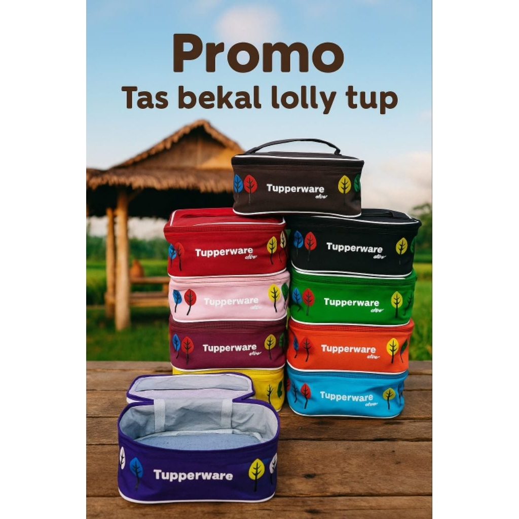 Promo Termurah Tas bekal Lolly Tup untuk wadah Tupperware lolly tup luna moorlife atau Large Square 