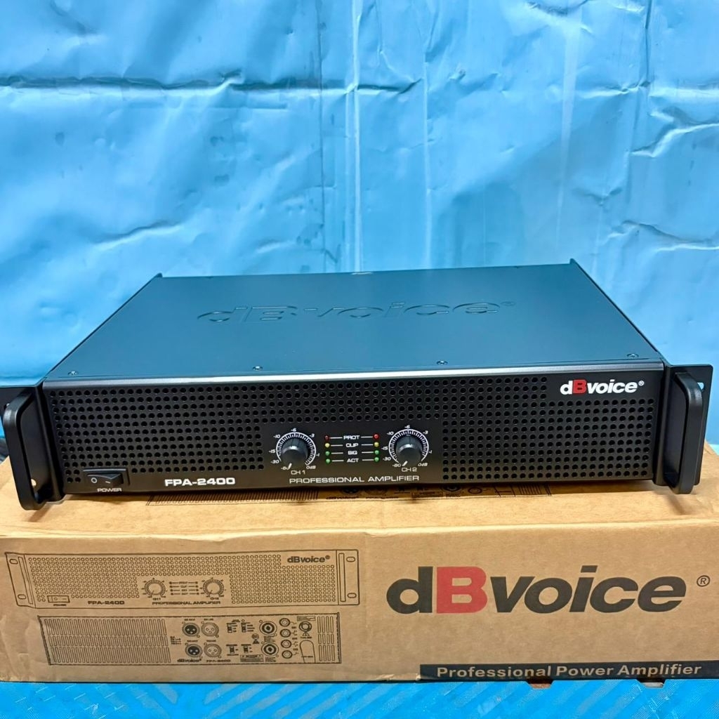 Audio Power Db voice FPA 2400 Original Amplifier Db voice FPA2400 Class H 2U