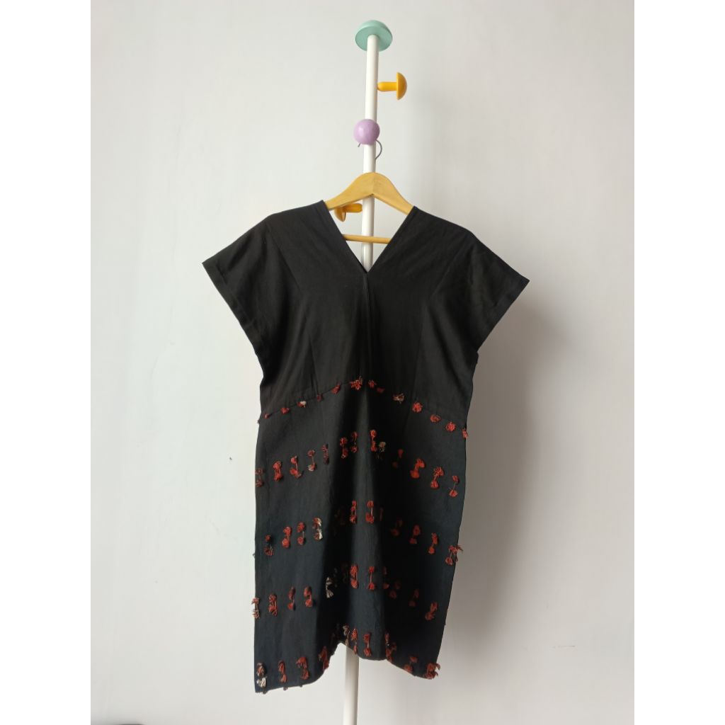 Batik Etnik Wanita (by Dian Oerip) All Size Black Dress