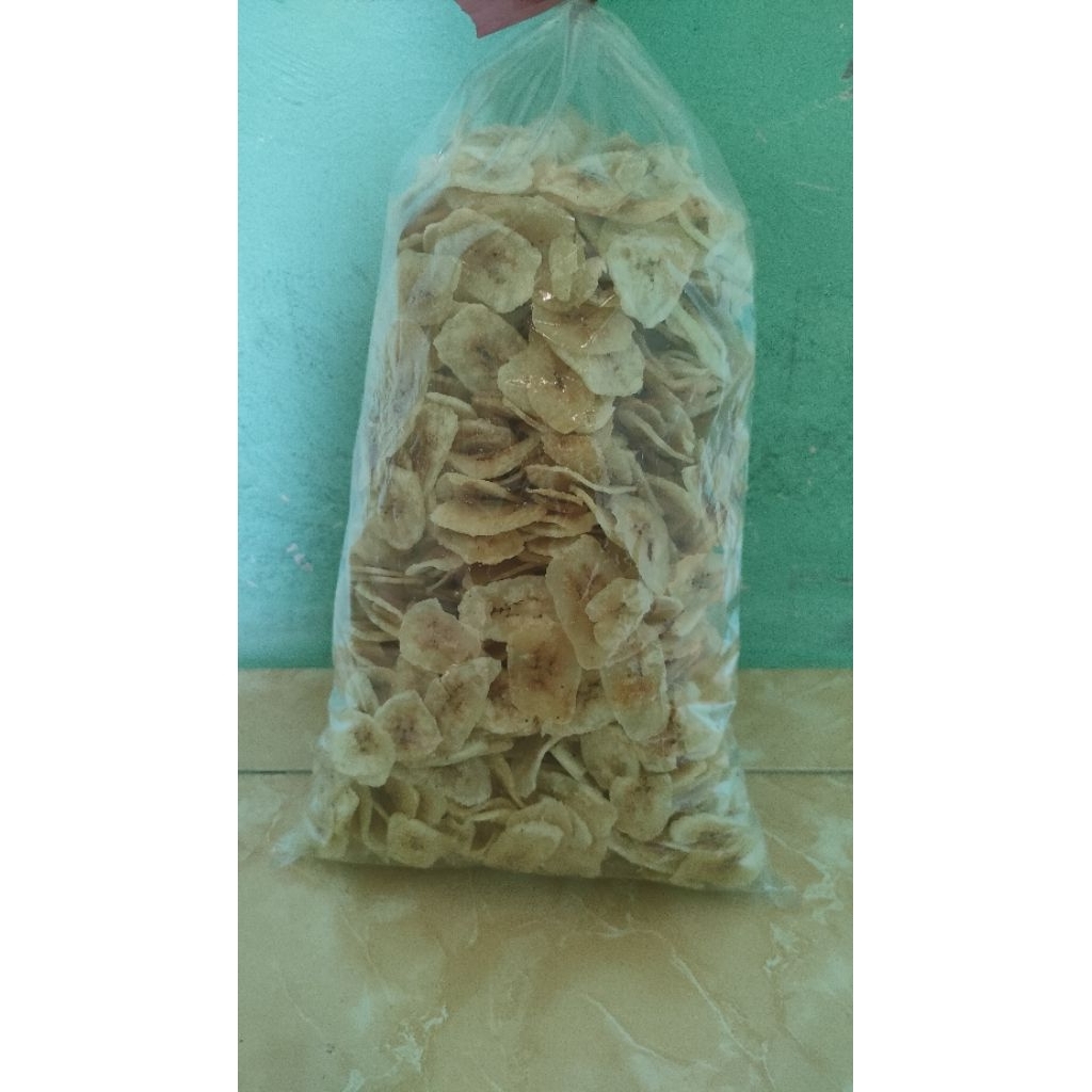 keripik pisang asin gurih/1kg