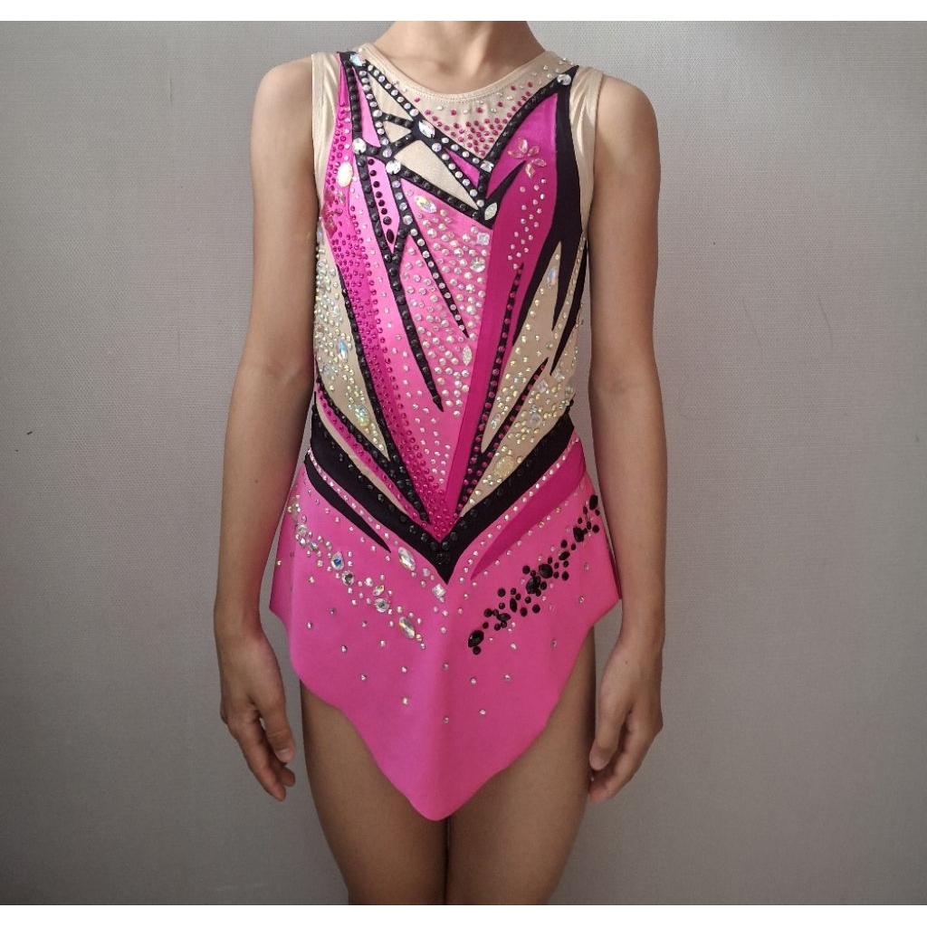 Preloved Leotard Rhytmic Gymnastic Baju lomba senam ritmik leotard rhytmic