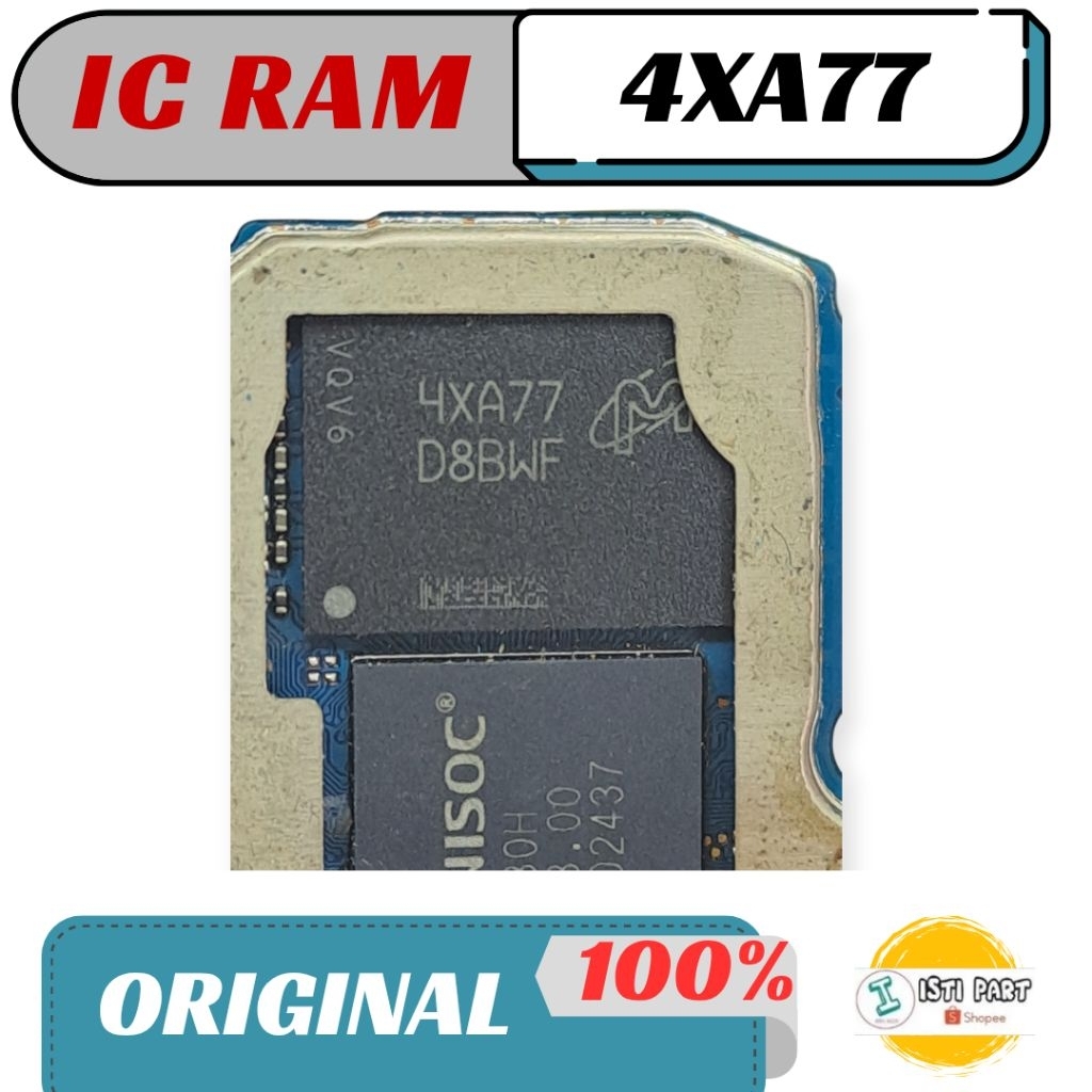 IC RAM 4XA77 D8BWF MESIN PATAHAM FRESH