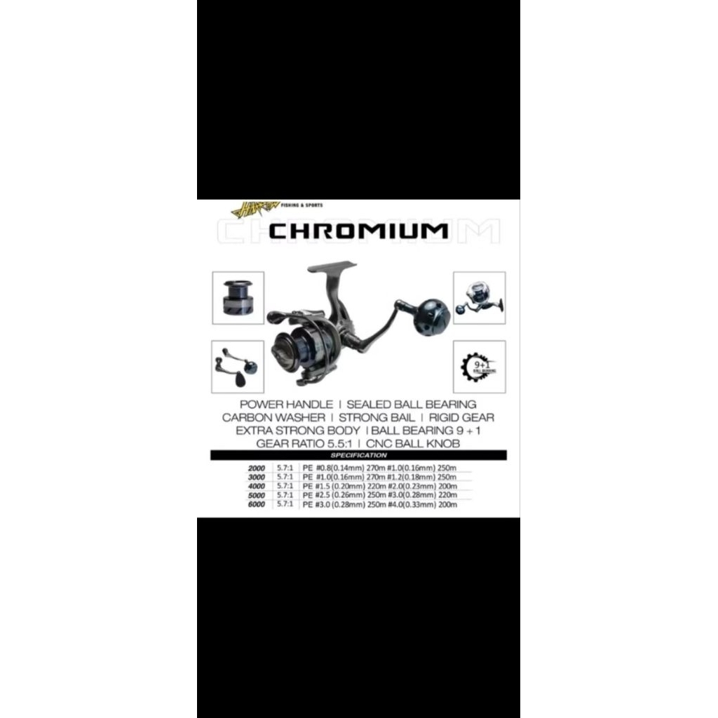 Harrow Chromium knob handle 2000 sealed Ball Bearing